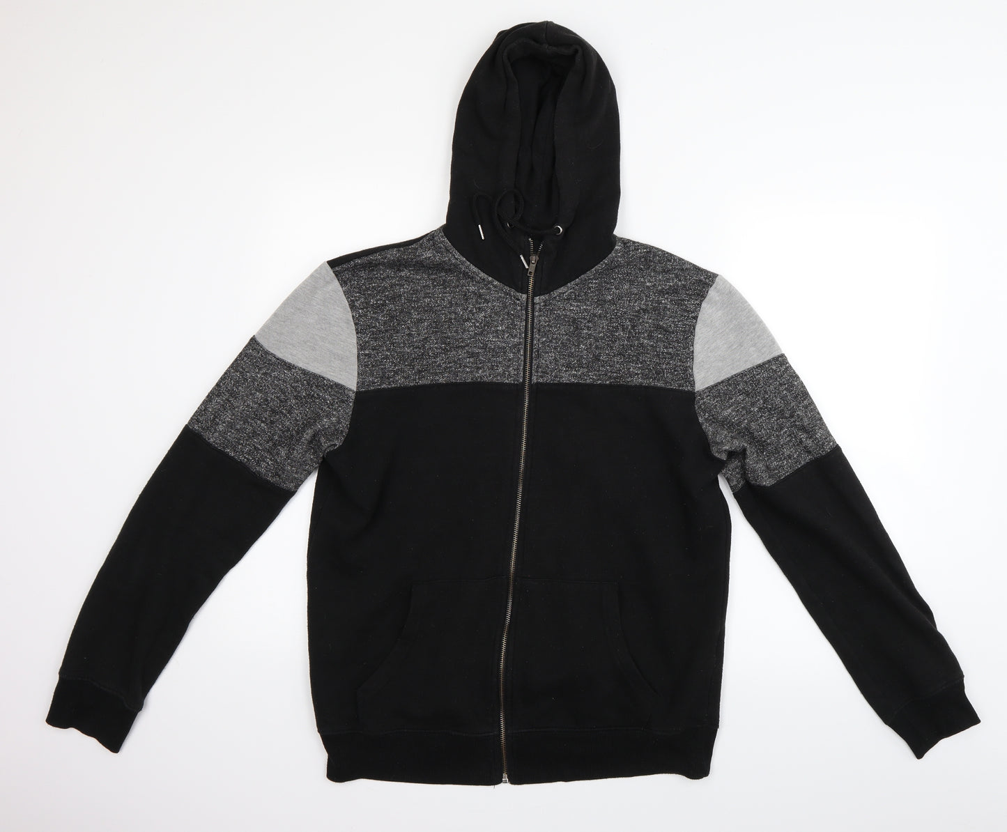 New Look Mens Black   Full Zip Hoodie Size M