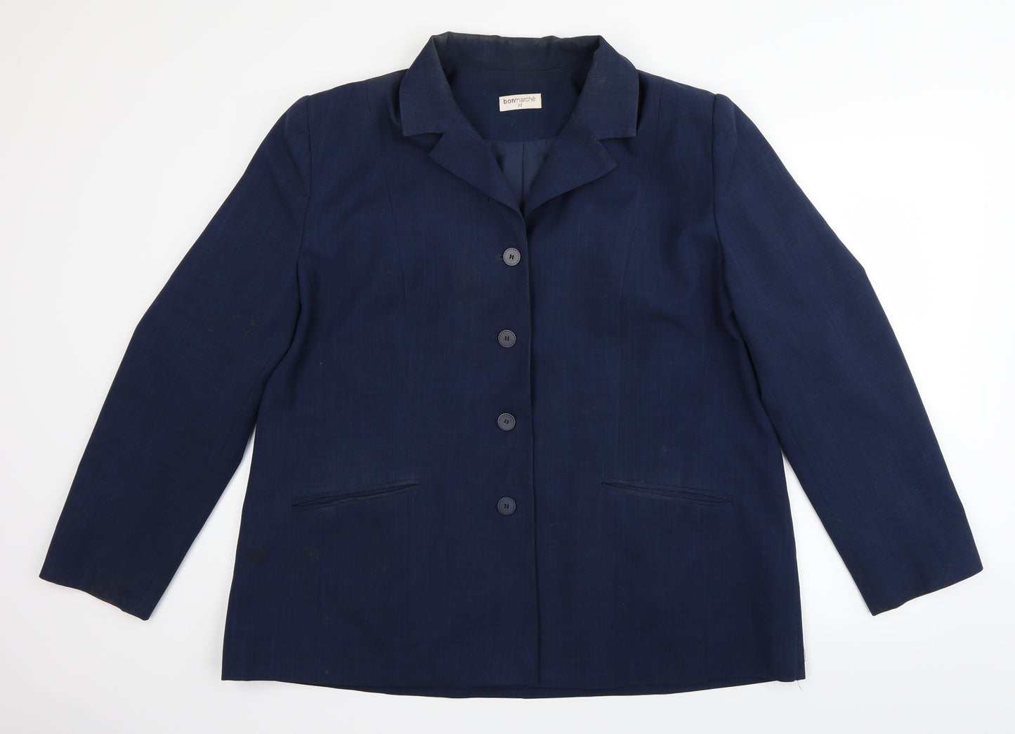 Bonmarché Womens Blue   Jacket Blazer Size 22