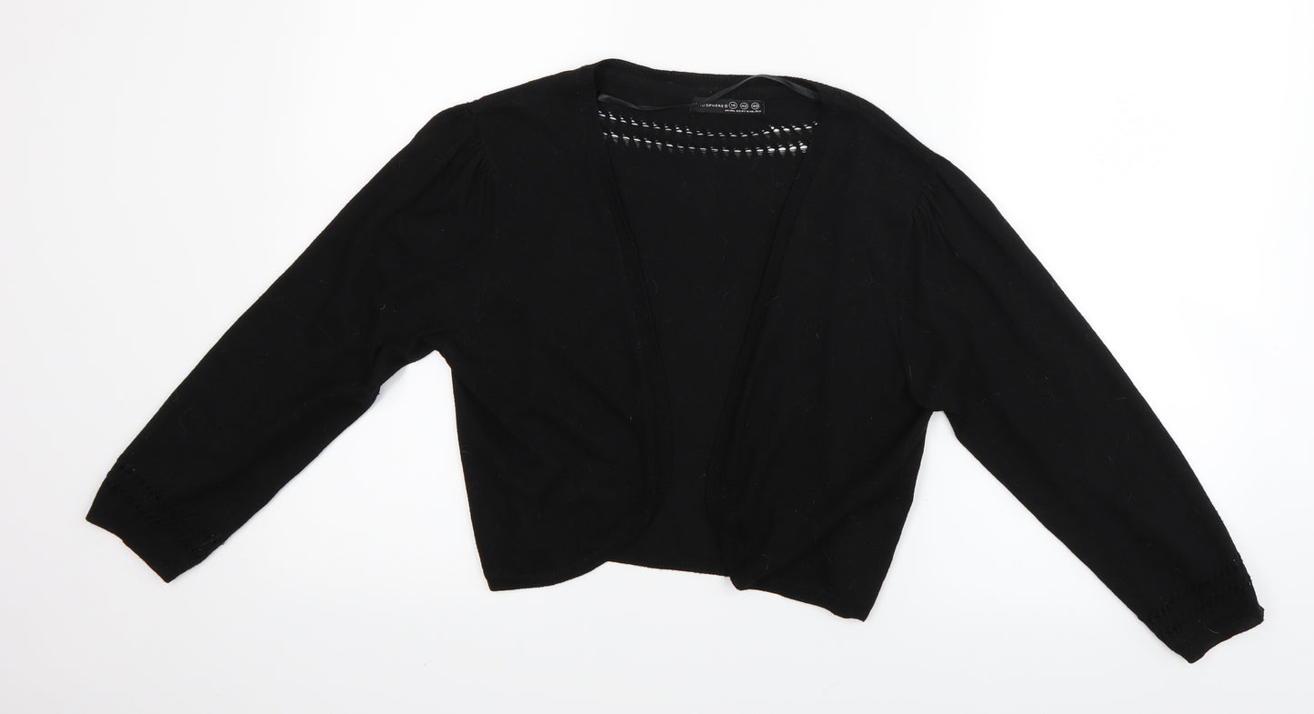 Primark Womens Black   Cardigan Jumper Size 14