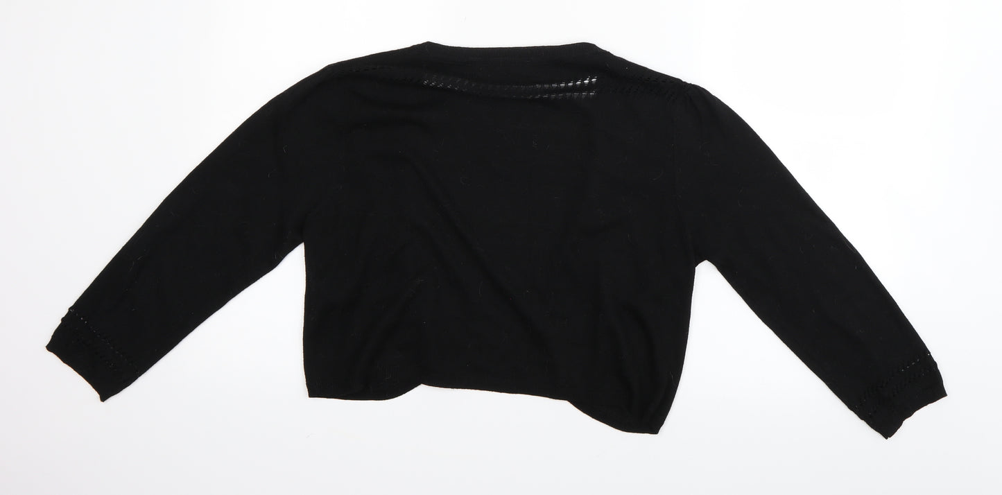 Primark Womens Black   Cardigan Jumper Size 14