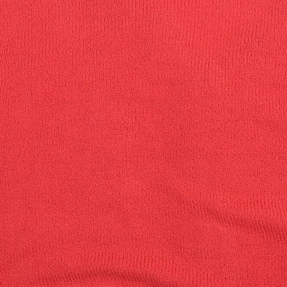 Akal Womens Red   Cardigan Jumper Size L