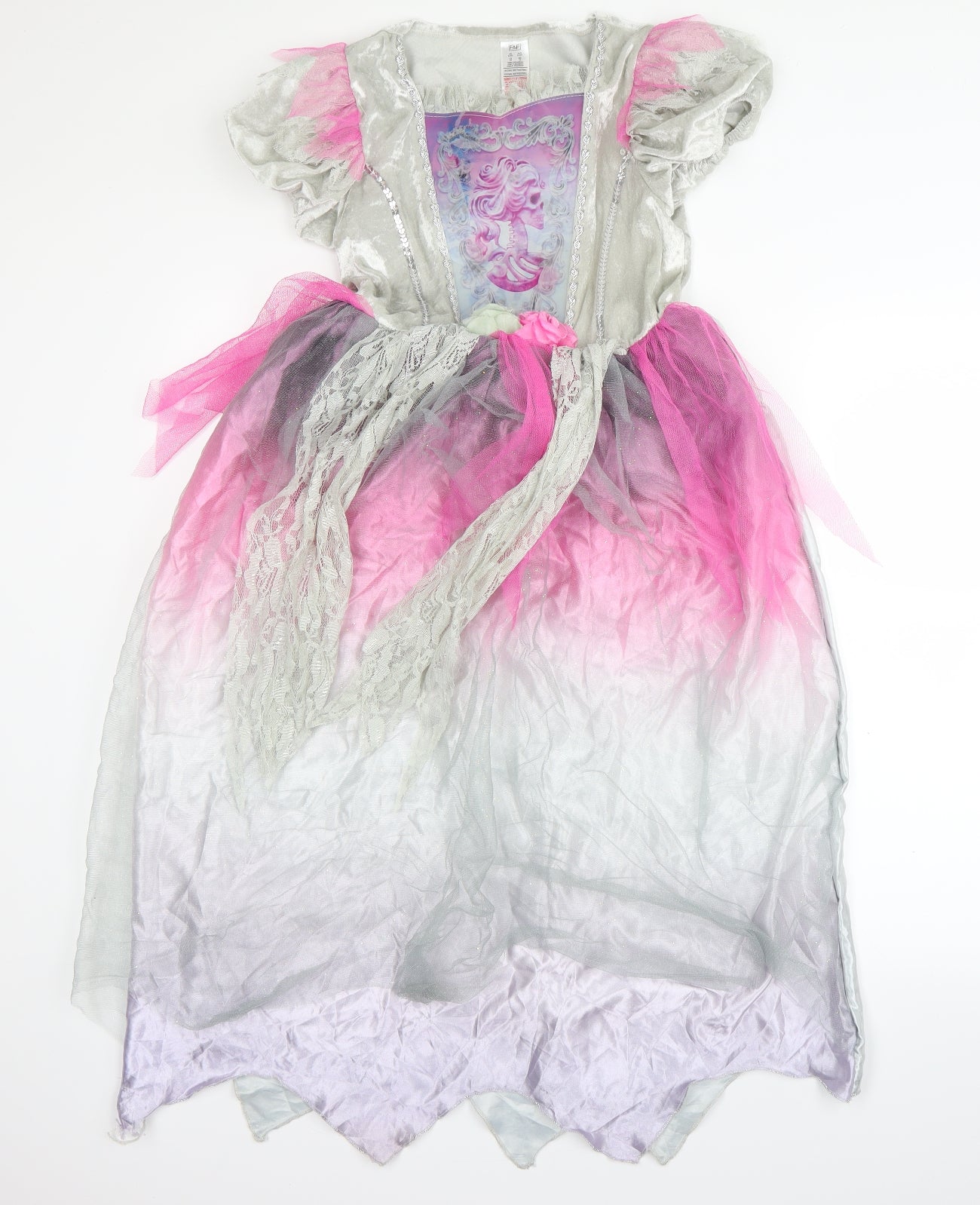 F&F Girls Pink   A-Line  Size 9-10 Years  - Halloween