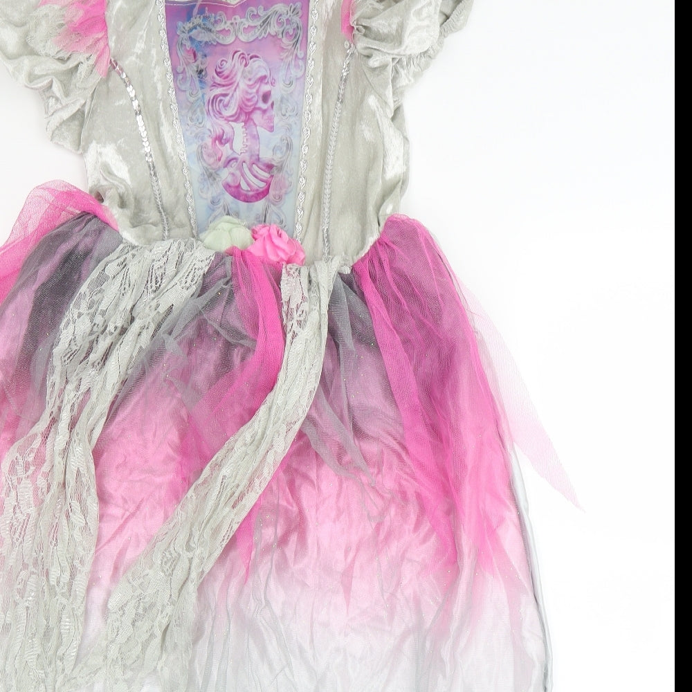 F&F Girls Pink   A-Line  Size 9-10 Years  - Halloween