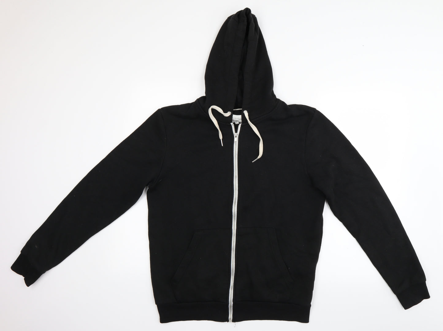 Primark Mens Black   Full Zip Hoodie Size M