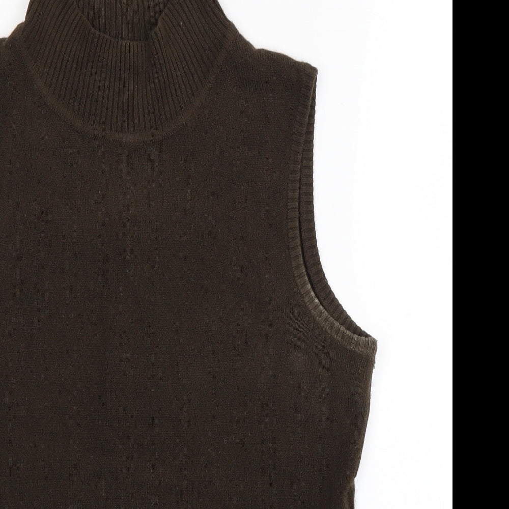 evie Womens Brown   Basic Tank Size 14
