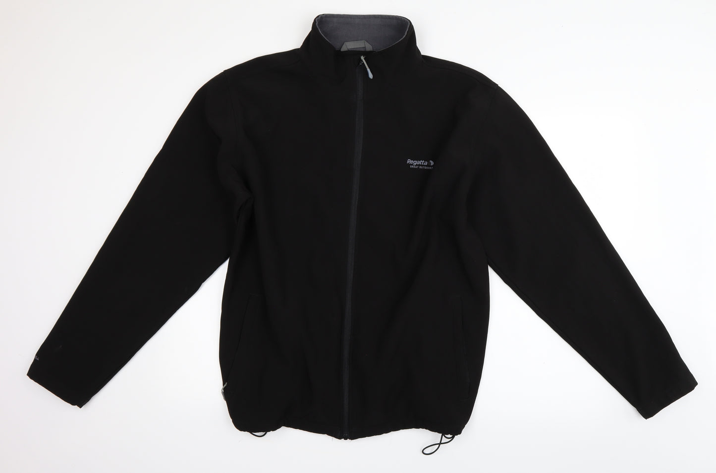 Regatta Mens Black   Windbreaker Coat Size 2XL