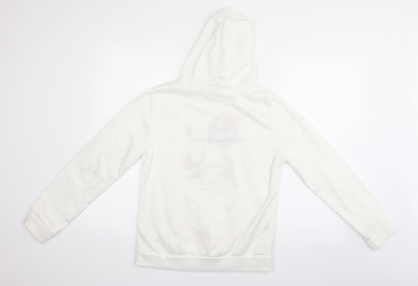 Preworn Girls White   Pullover Hoodie Size M