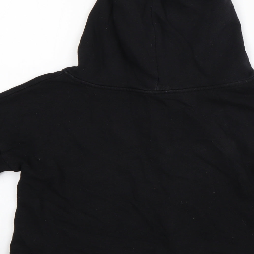 Pineapple Girls Black   Pullover Hoodie Size 11-12 Years  - Cropped