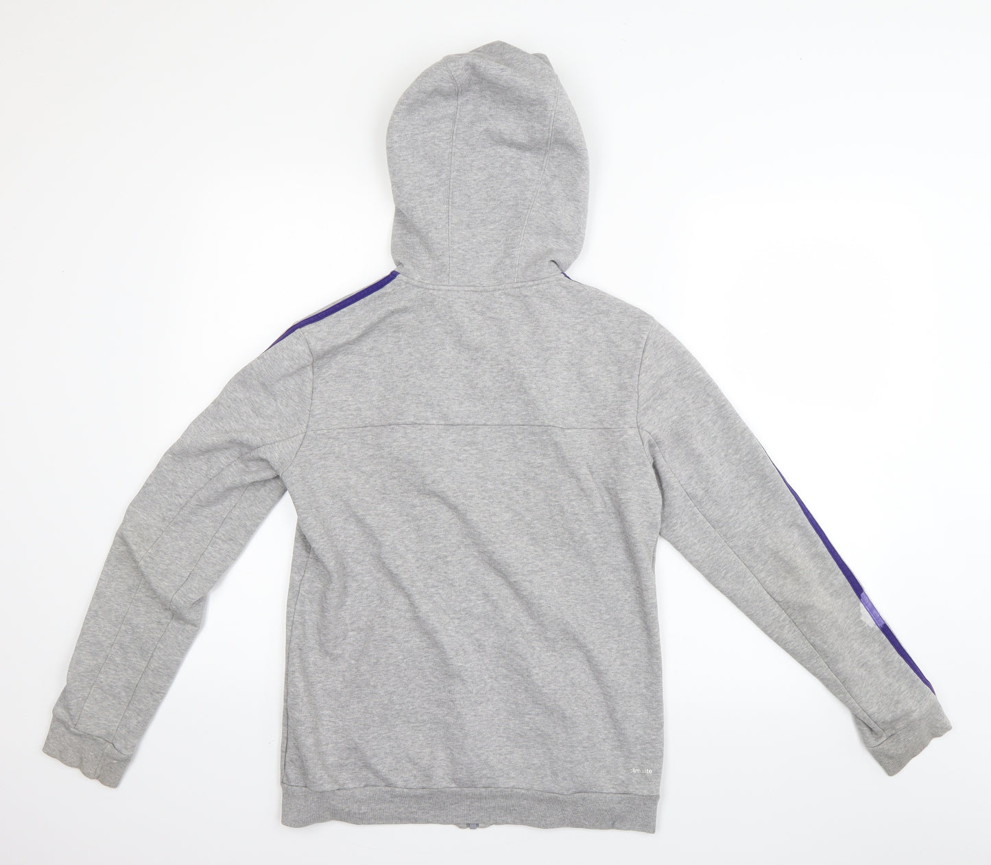 adidas Mens Grey   Full Zip Hoodie Size S