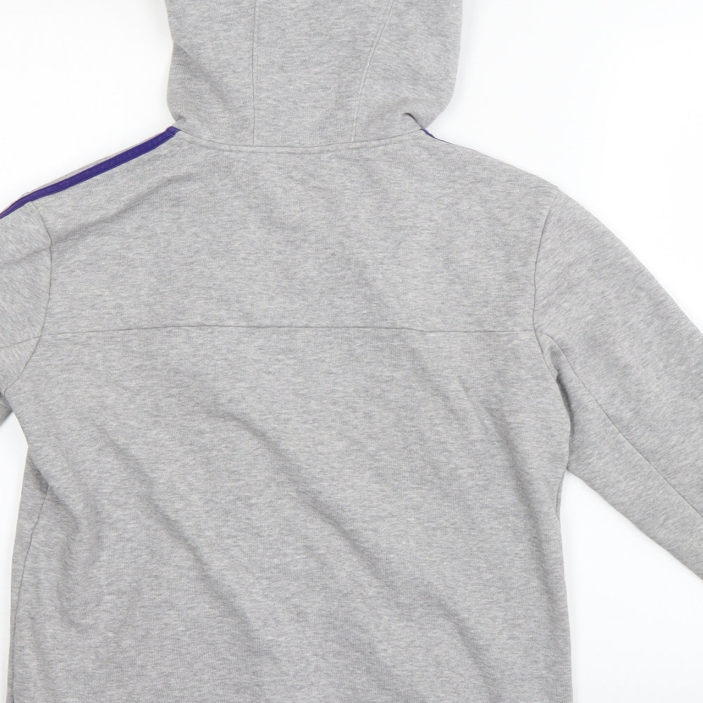 adidas Mens Grey   Full Zip Hoodie Size S