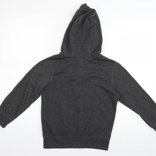 George Boys Grey   Full Zip Hoodie Size 7-8 Years