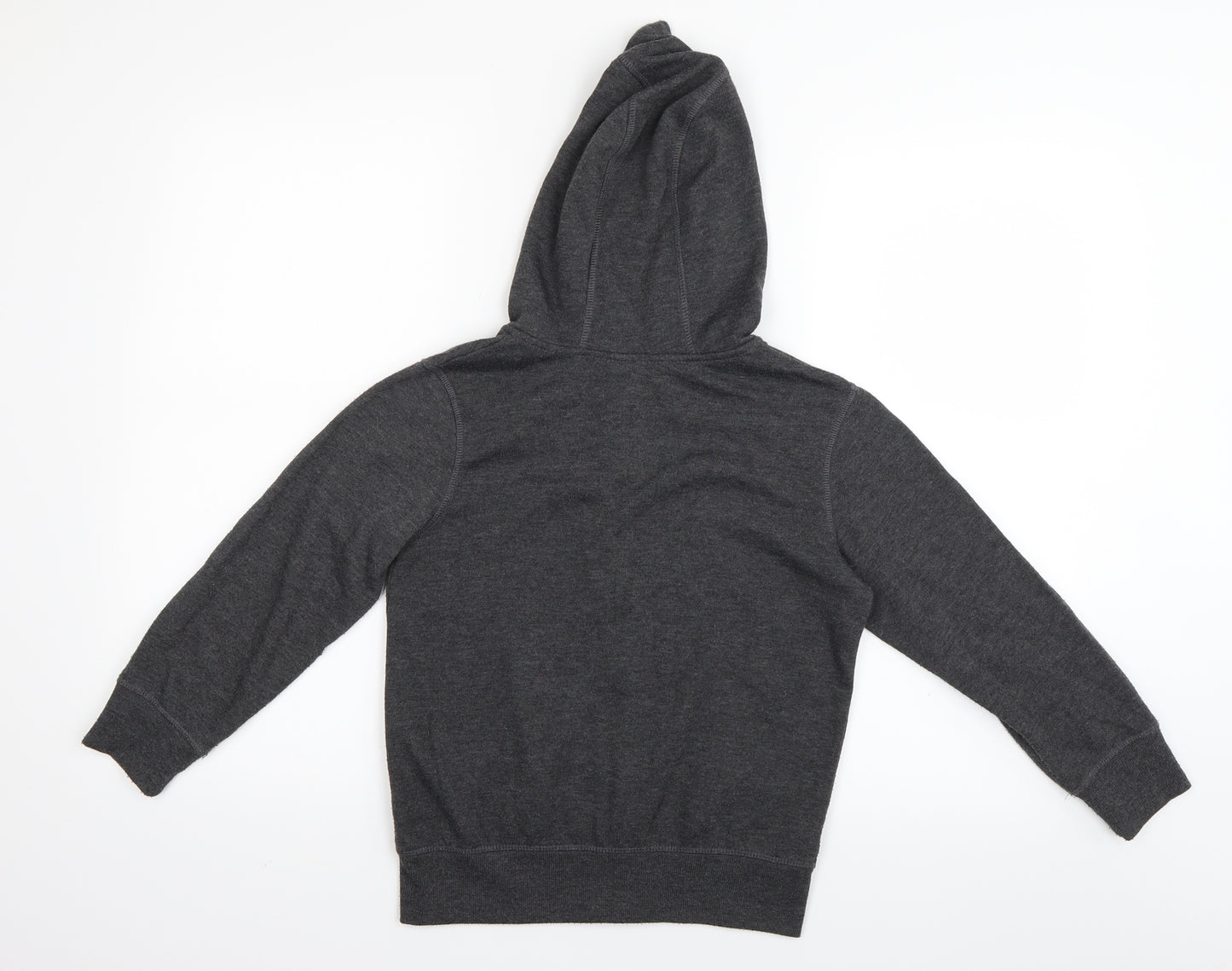George Boys Grey   Full Zip Hoodie Size 7-8 Years