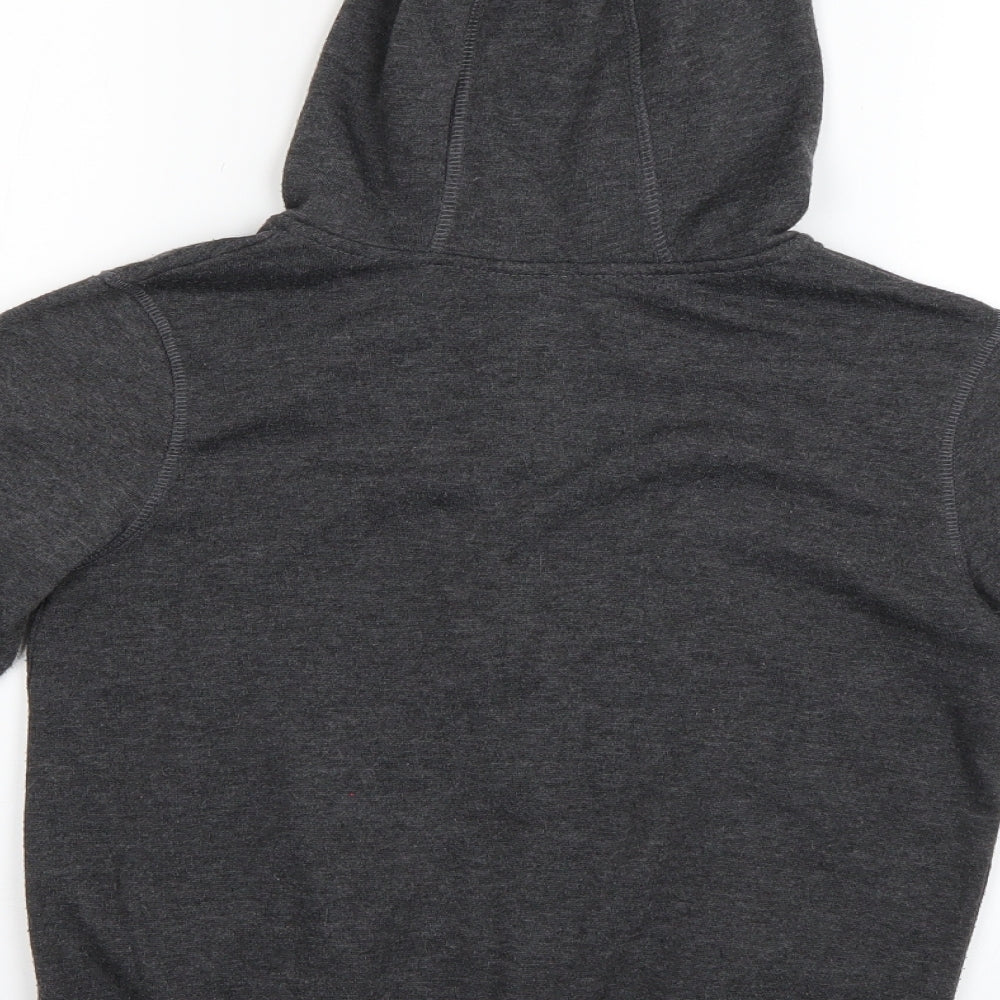 George Boys Grey   Full Zip Hoodie Size 7-8 Years