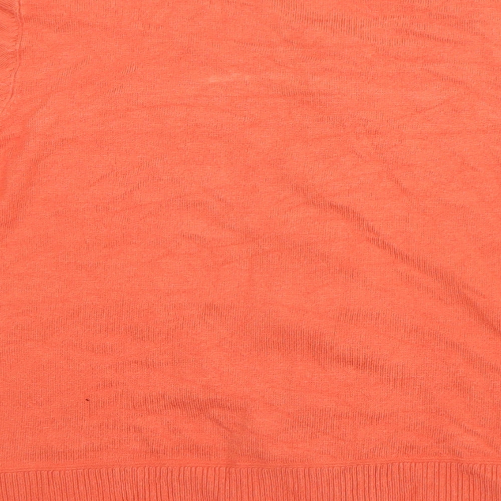 TU Womens Orange   Cardigan Jumper Size 14