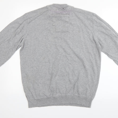 M&Co Mens Grey   Pullover Jumper Size M