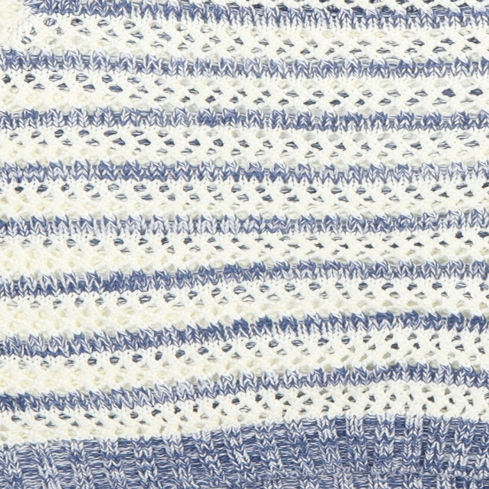 Tammy Girls Blue Striped  Pullover Jumper Size 12-13 Years