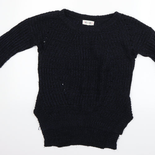 New Look Womens Blue   Pullover Jumper Size S