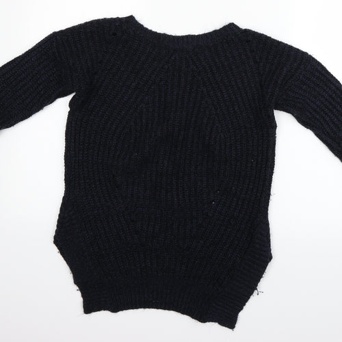 New Look Womens Blue   Pullover Jumper Size S