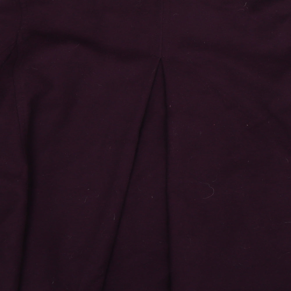 Jaeger Womens Purple   Pea Coat Coat Size 10