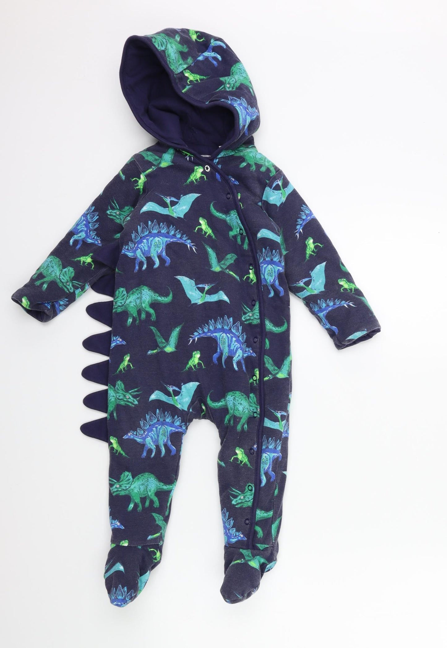 Blue Zoo Baby Blue   Babygrow One-Piece Size 12-18 Months