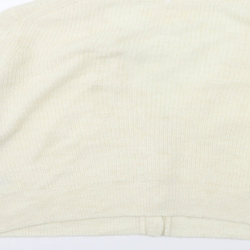 Per Una Womens White  Knit Cardigan Jumper Size 20