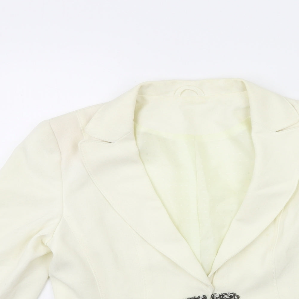 BAY Womens White   Jacket Blazer Size 12