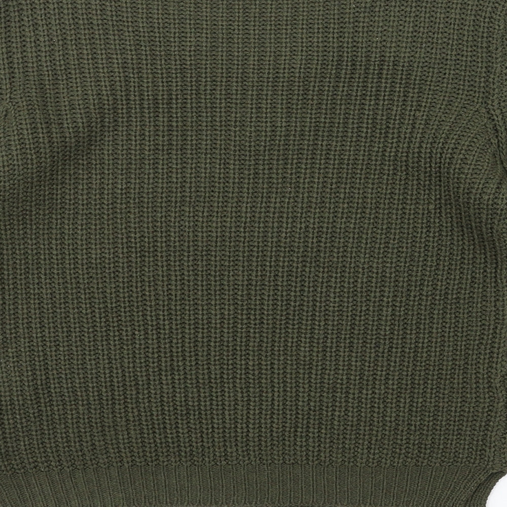 Select Womens Green  Knit Pullover Jumper Size 10
