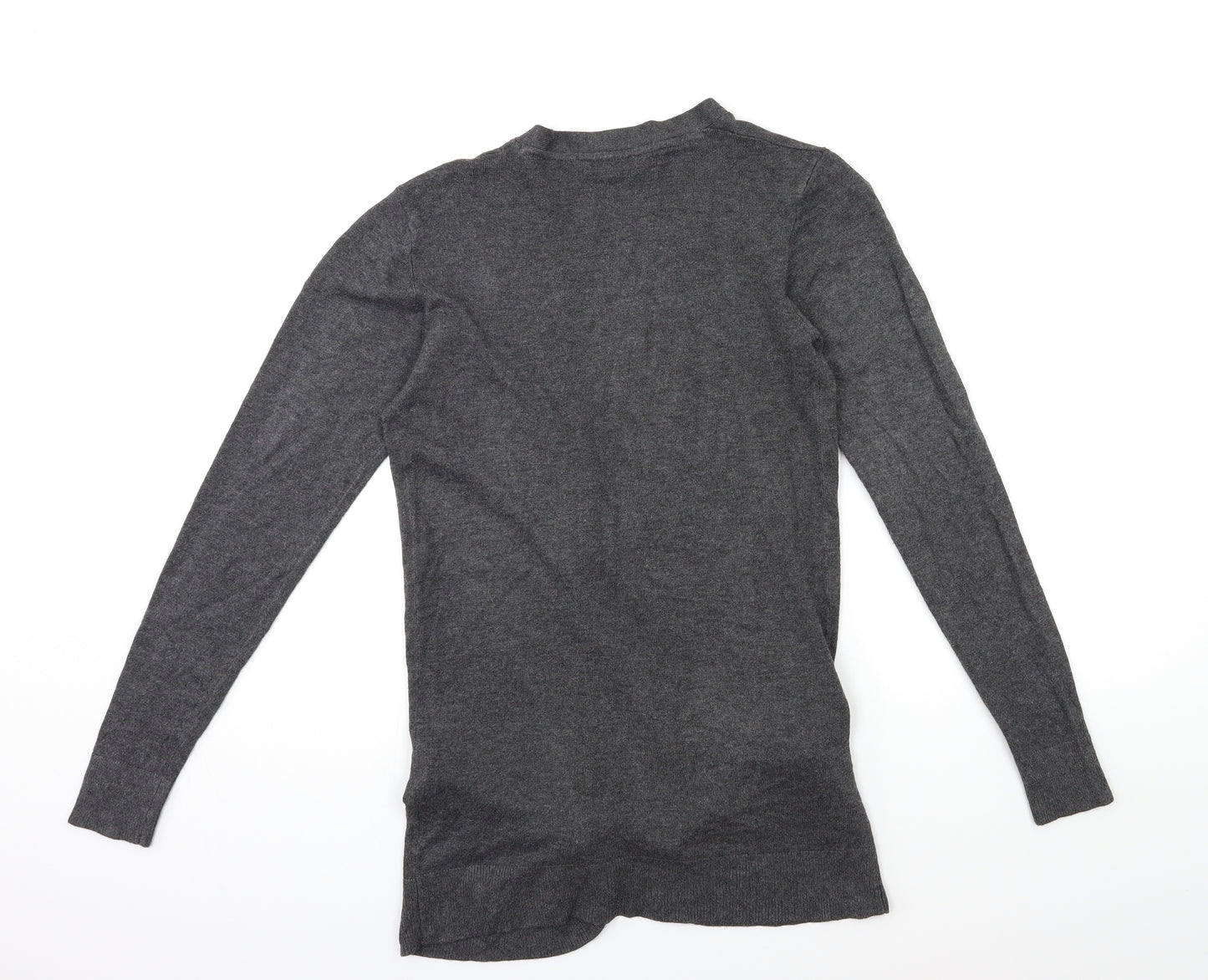 Select Womens Grey  Knit Cardigan Jumper Size 6