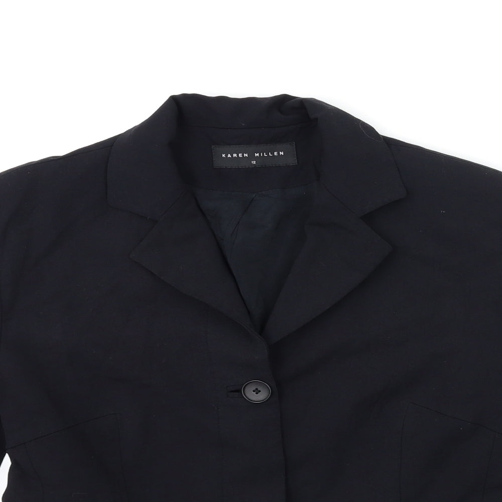 Karen Millen Womens Black   Jacket  Size 12