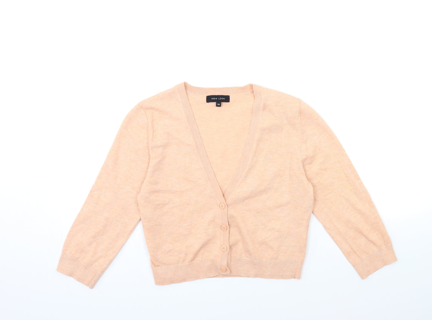 New Look Womens Pink  Knit Cardigan Jumper Size 10