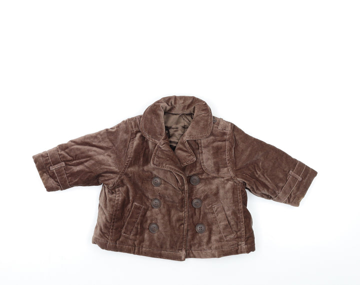 Mothercare Baby Brown  Ramie Jacket  Size 3-6 Months
