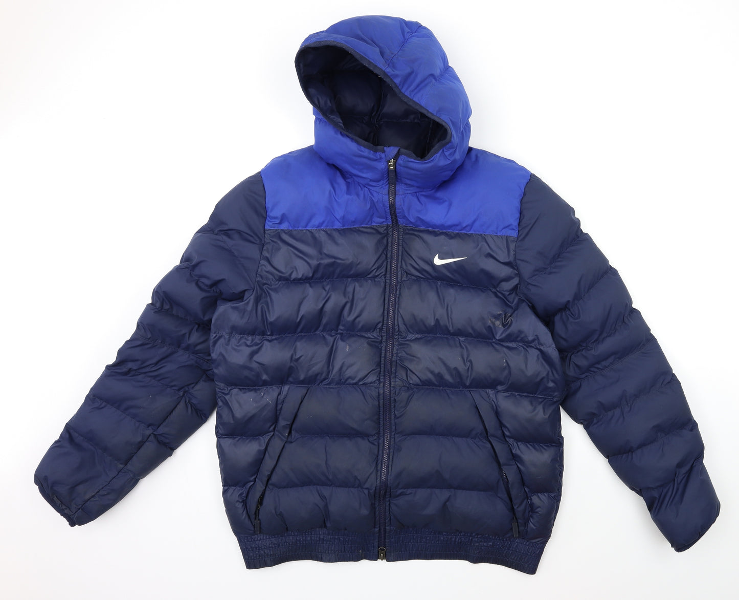 Nike Mens Blue   Puffer Jacket Coat Size L