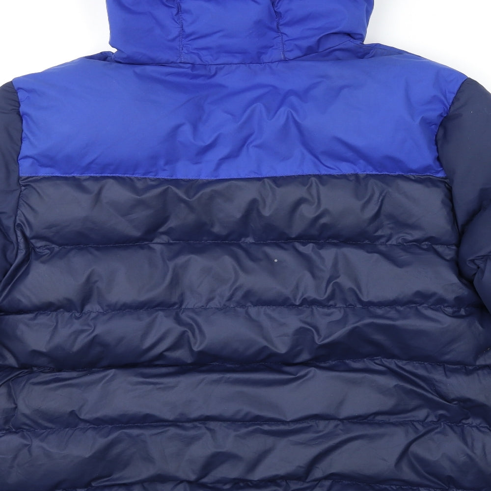 Nike Mens Blue   Puffer Jacket Coat Size L