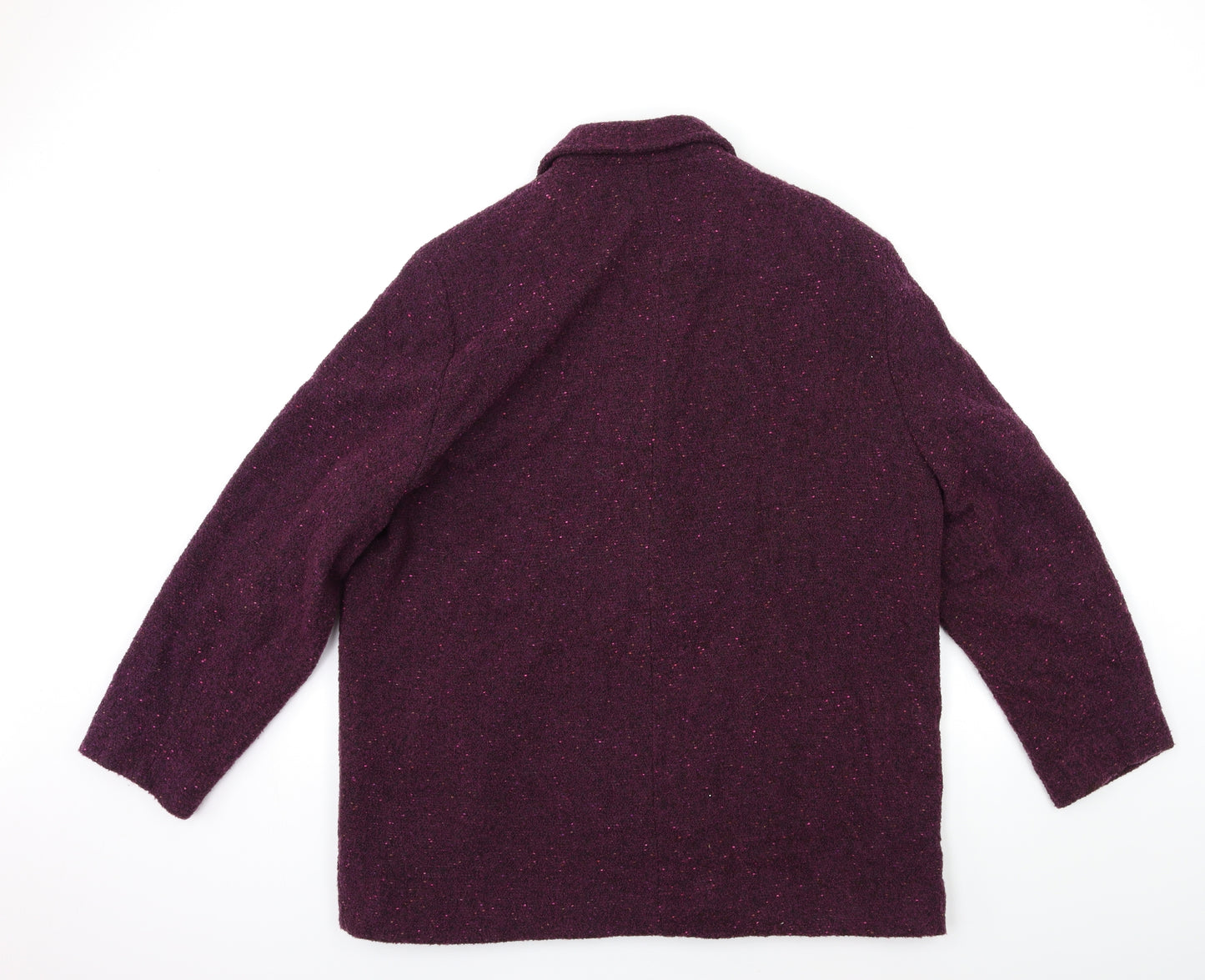 Eastex Womens Purple   Overcoat Coat Size 18