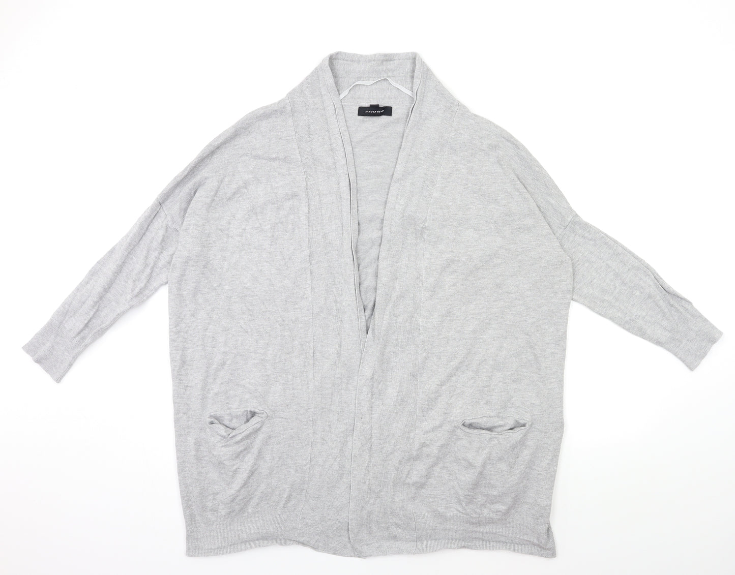 Atmosphere Womens Grey  Knit Cardigan Jumper Size 16
