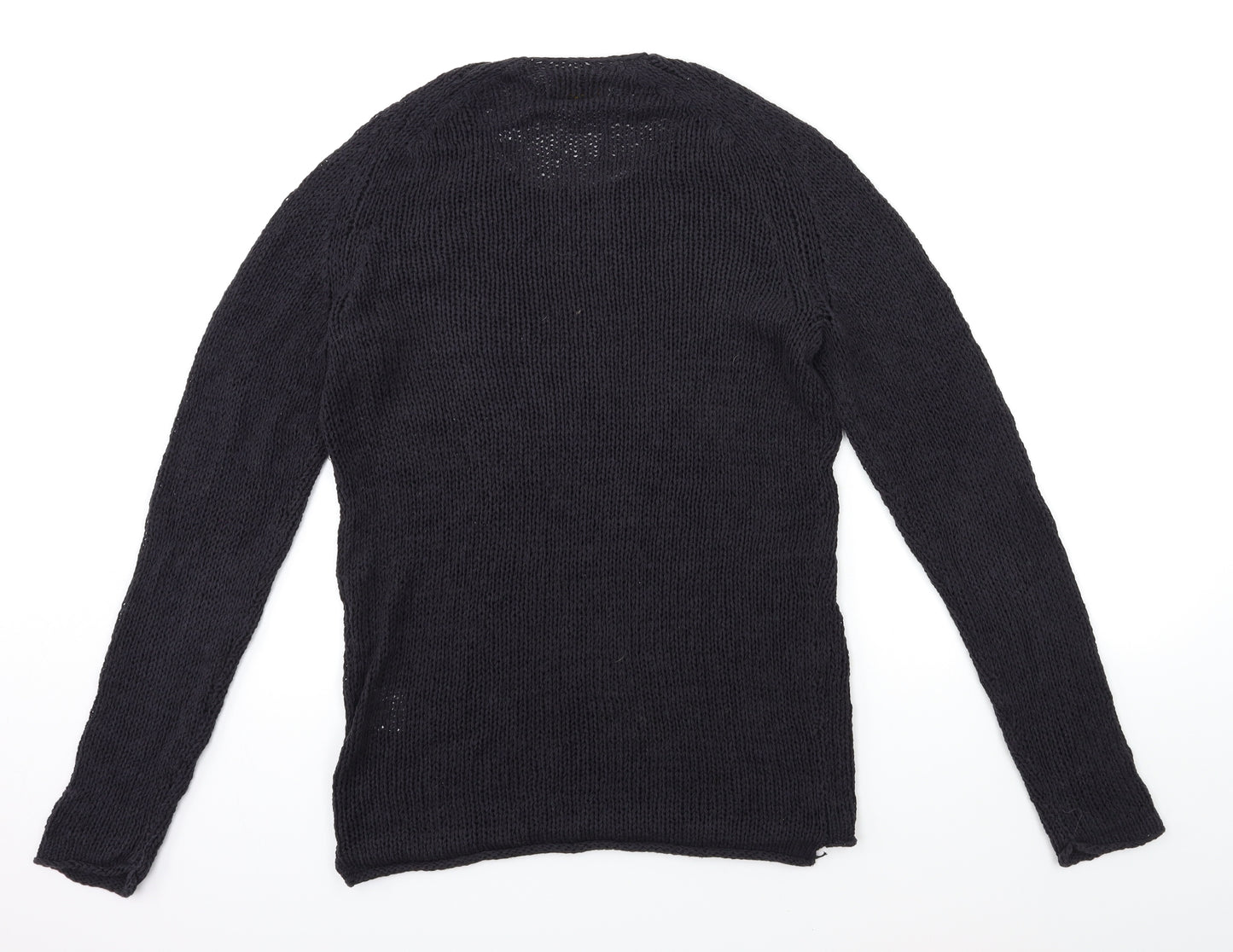 gabba Womens Blue  Knit Pullover Jumper Size L