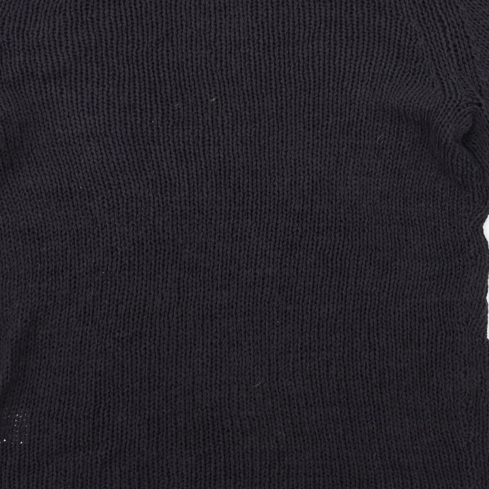 gabba Womens Blue  Knit Pullover Jumper Size L