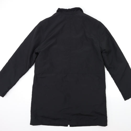 JFW Womens Black   Overcoat Coat Size 10