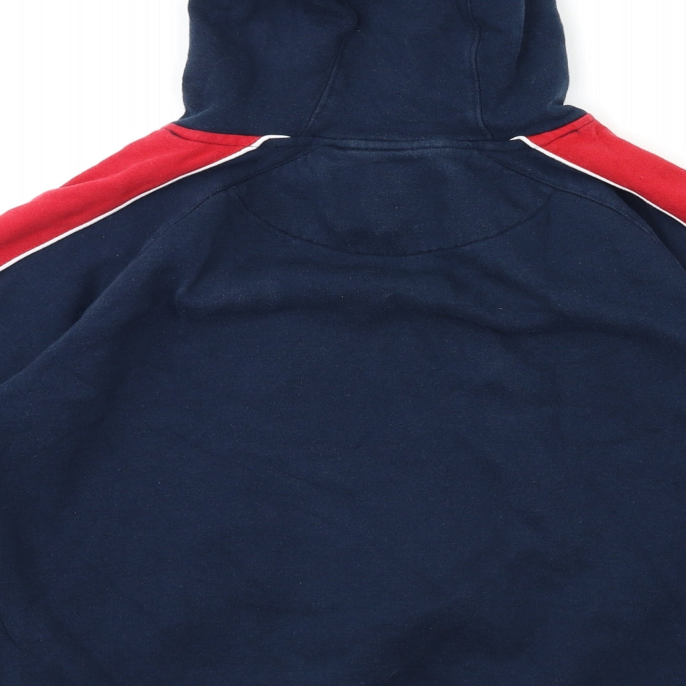 TU Mens Blue   Pullover Hoodie Size XL