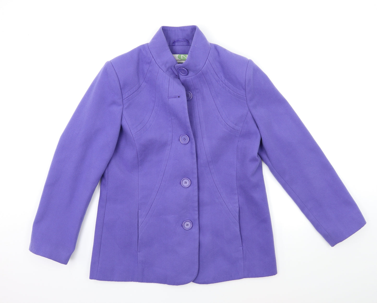 Northmoor Womens Blue   Overcoat Coat Size 12