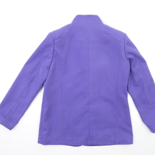 Northmoor Womens Blue   Overcoat Coat Size 12