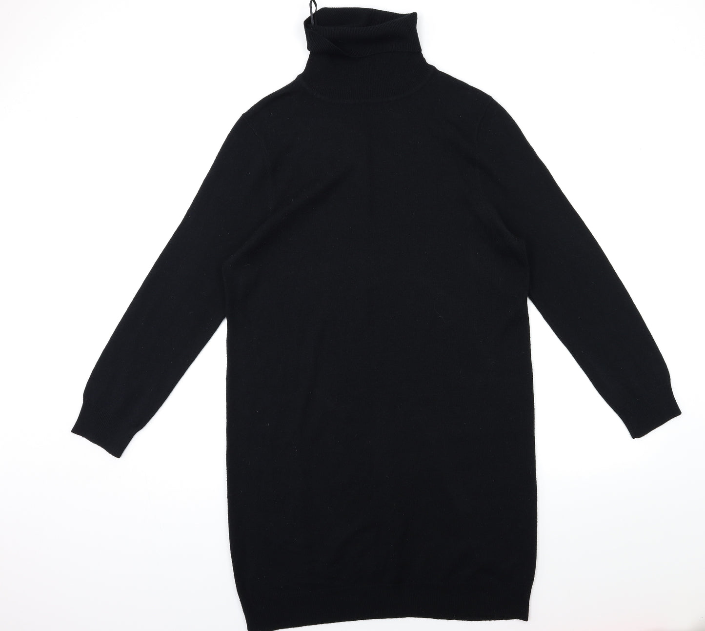 Peacocks Womens Black   Jumper Dress  Size 14