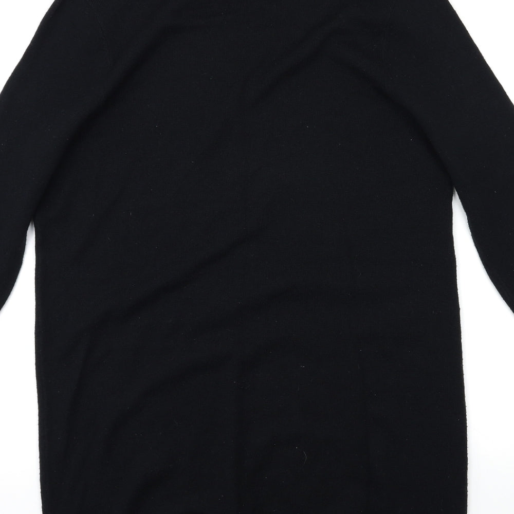 Peacocks Womens Black   Jumper Dress  Size 14
