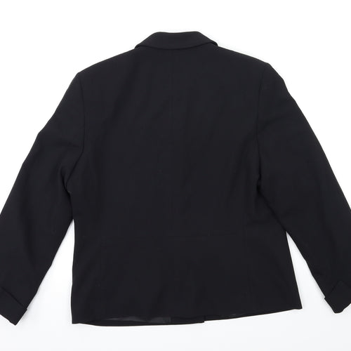 Marks and Spencer Womens Black   Jacket Suit Jacket Size 14