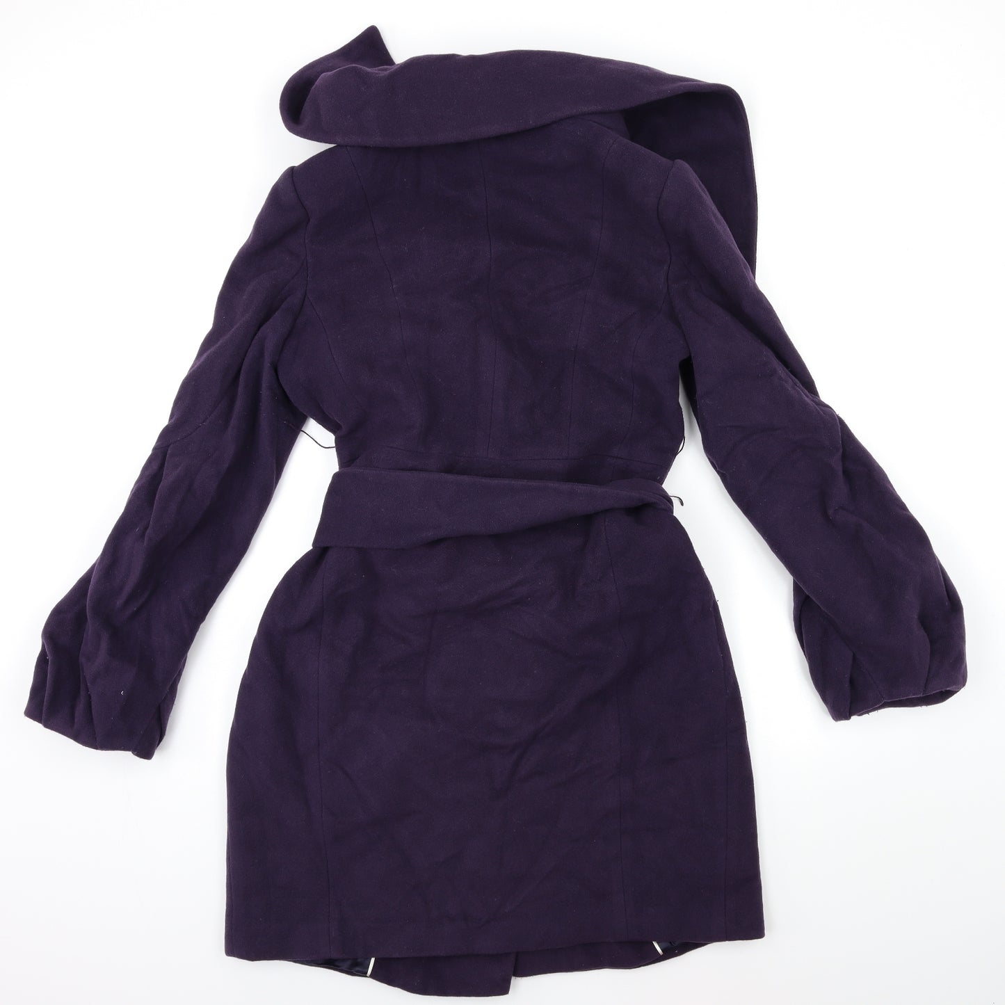 Coast Womens Purple   Trench Coat Coat Size 8