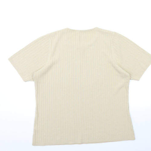 BHS Womens Beige  Knit Pullover Jumper Size 18