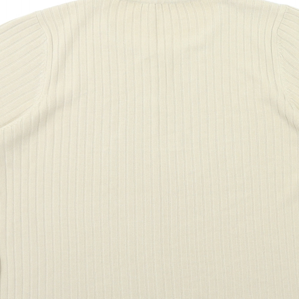BHS Womens Beige  Knit Pullover Jumper Size 18