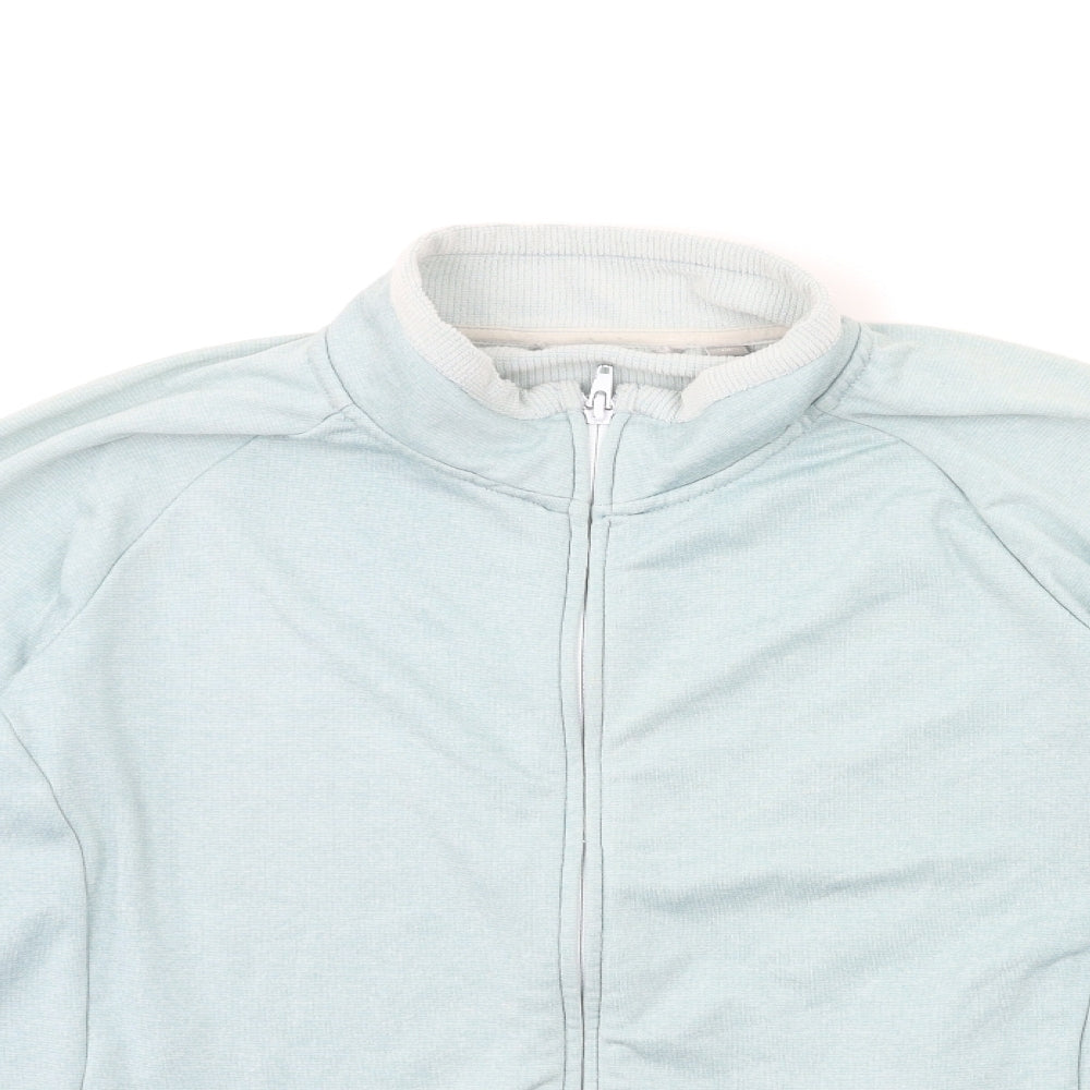 Preworn Womens Blue  Rayon Jacket  Size 18