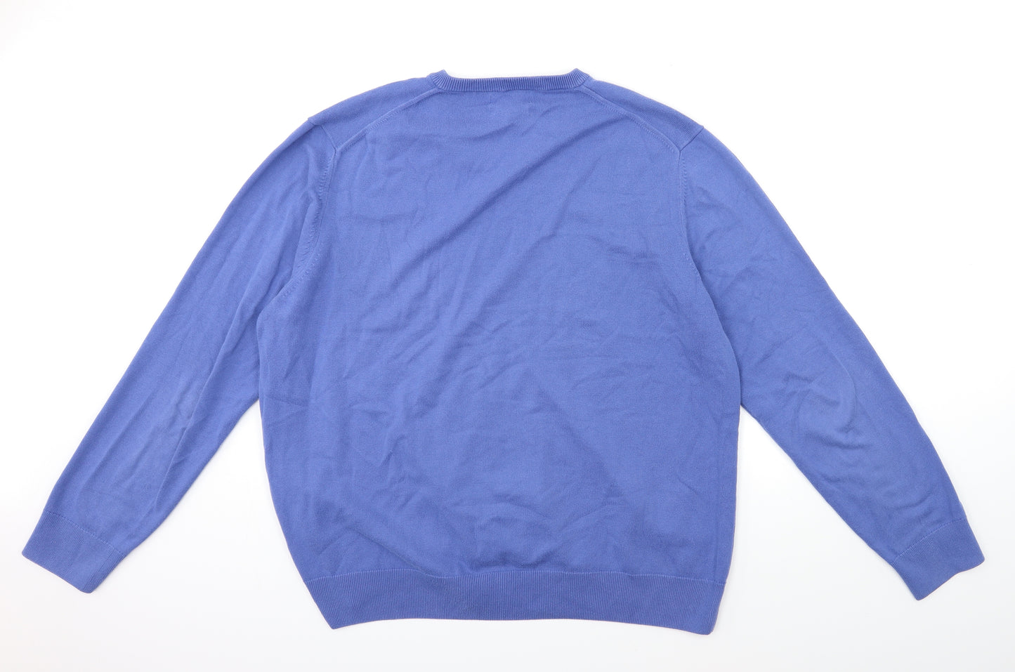 Marks and Spencer Mens Blue  Knit Pullover Jumper Size 2XL