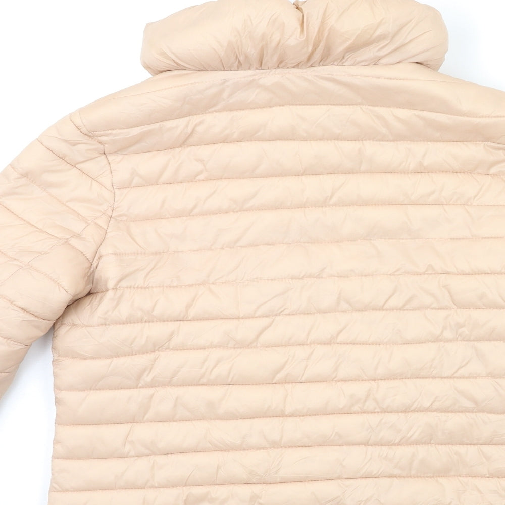 Very Womens Pink   Puffer Jacket Coat Size 10